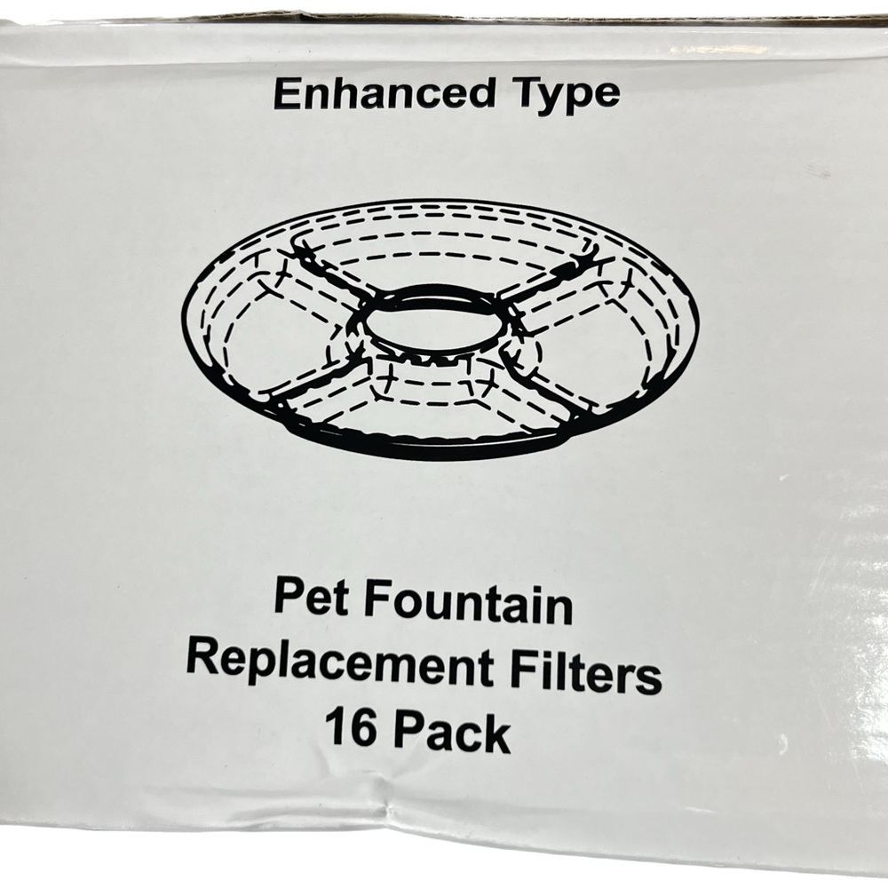 16pcs Cat Water Fountain Filters Replacement for Pet Cat Dog Water Fountain USA*